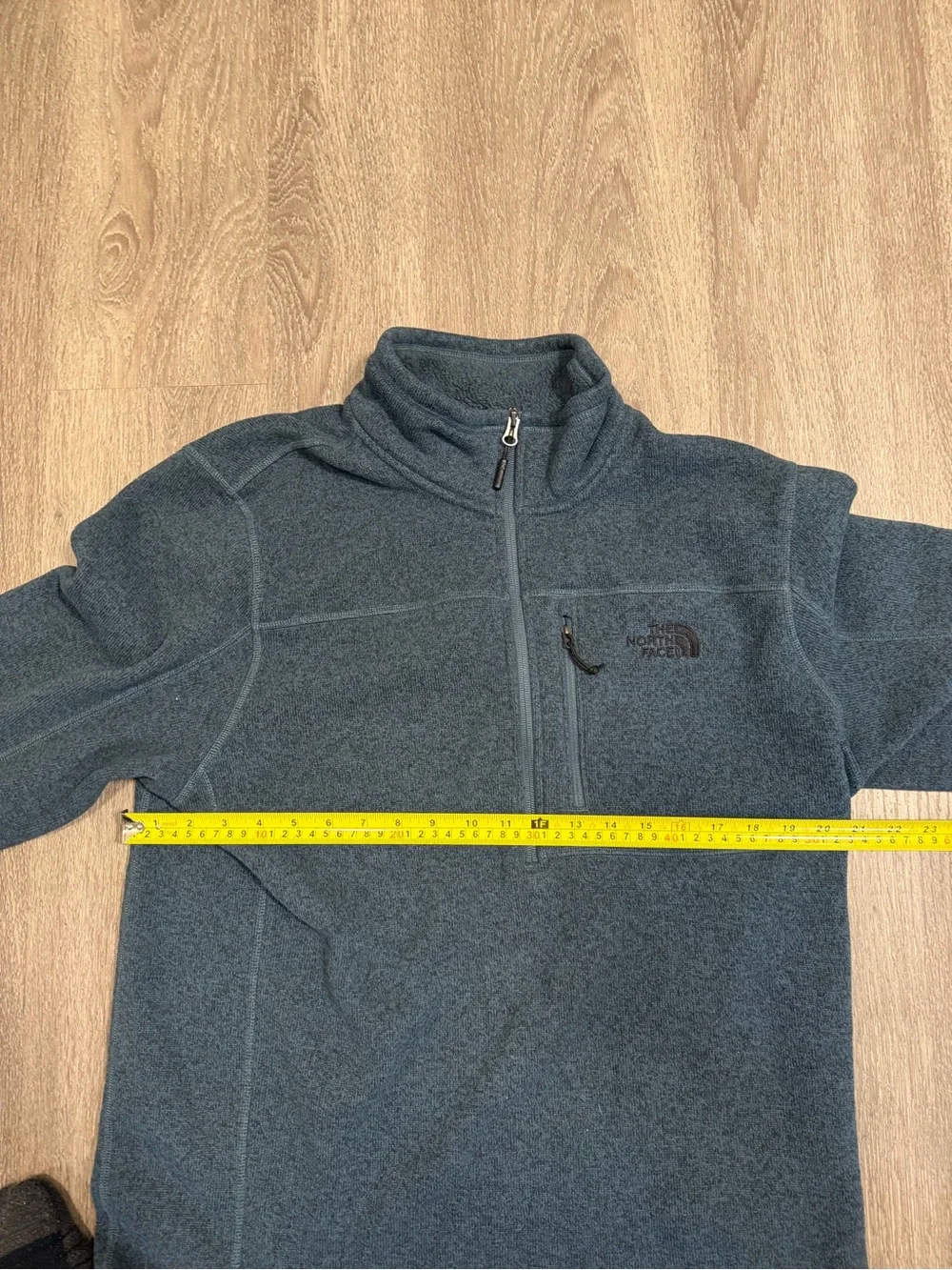 The North Face Gordon Lyons 1/4 Zip Fleece Mens XL Navy Pullover In GUC